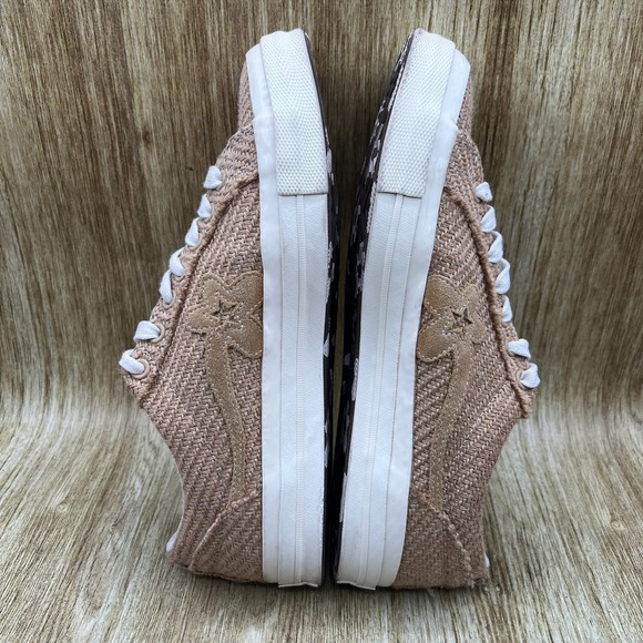 Converse Golf Le Fleur x One Star Men's Size 10.5 Burlap Shoes Sneakers 163169C - Picture 7 of 10